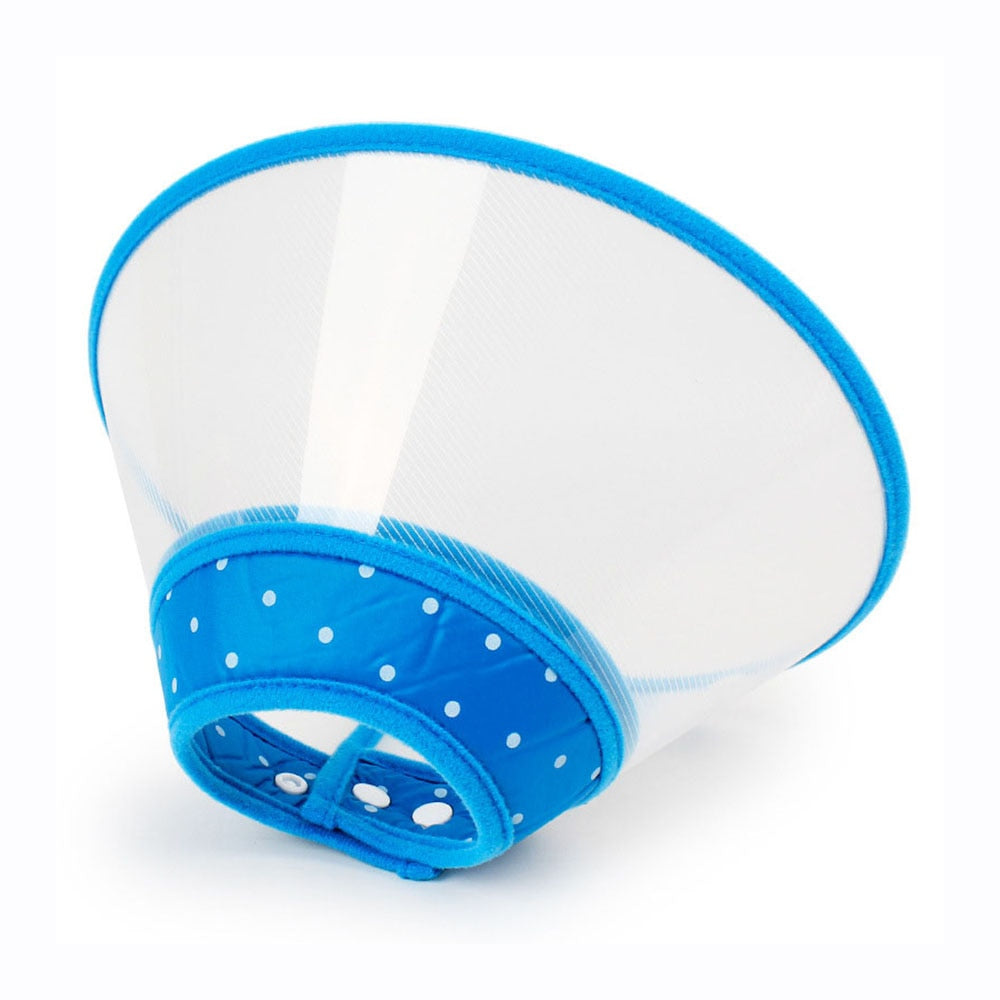 Adjustable Soft Elizabethan E-Collar | Breathable Pet Recovery Cone for Dogs & Cats After Surgery