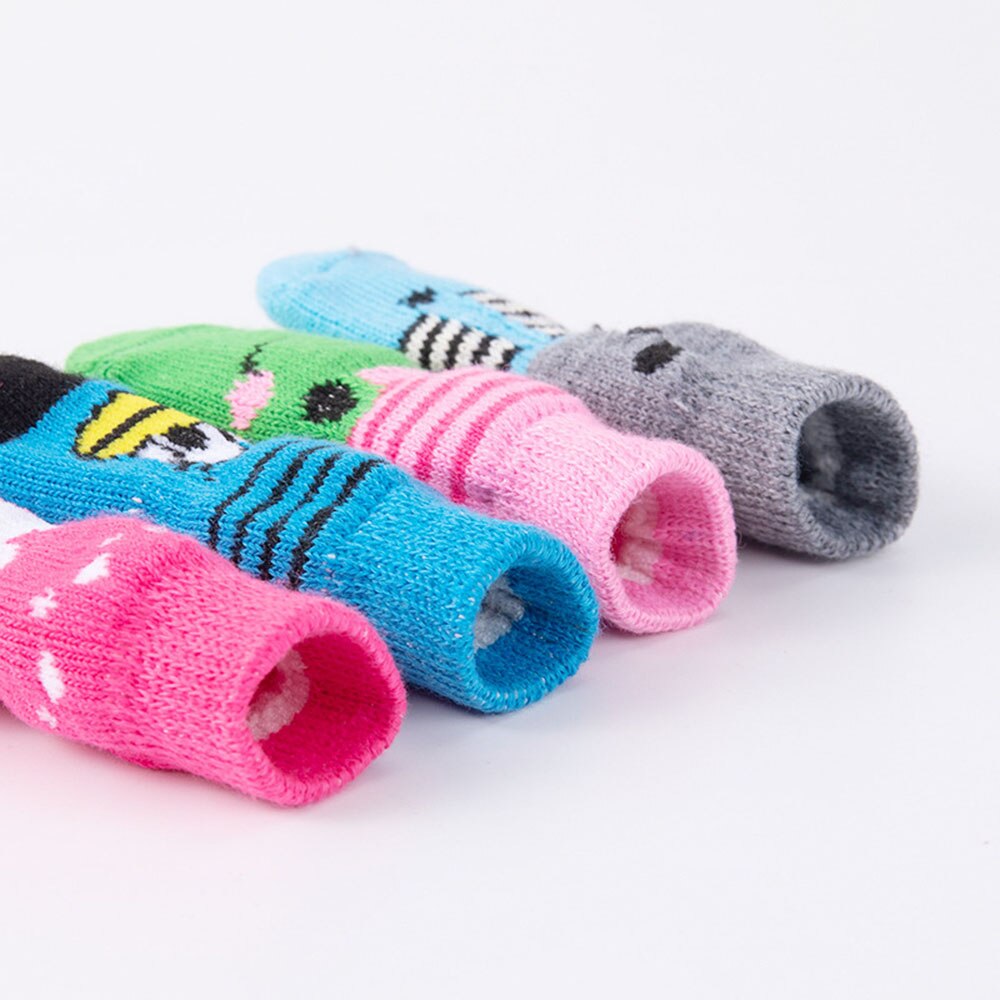 Non-Skid Pet Socks | Indoor Traction Control Socks for Small and Medium Dogs | Paw Protectors for Hardwood Floors