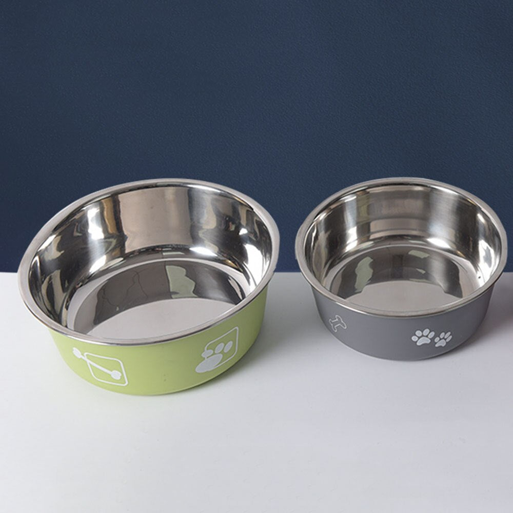 Stainless Steel Non-Slip Dog Bowl | Durable Pet Food & Water Bowl for Small, Medium, and Large Dogs