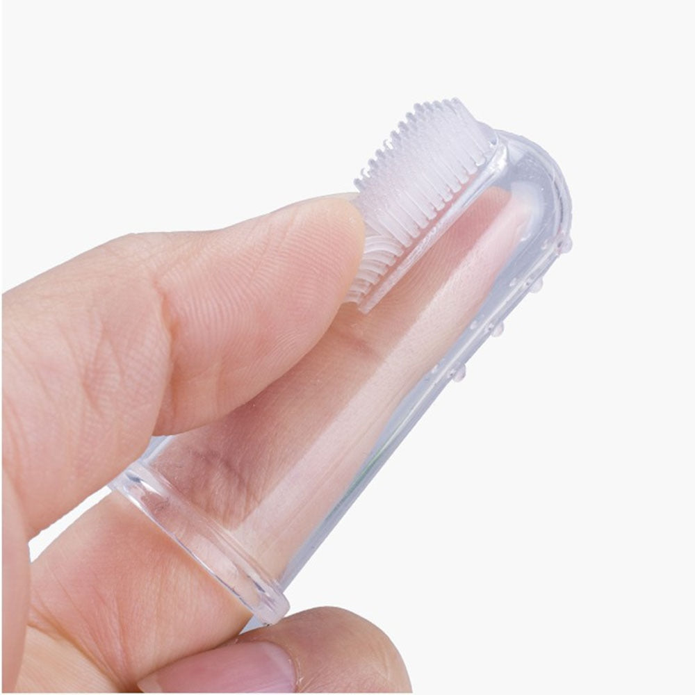 Pet Fingertip Toothbrush | Super Soft Oral Care Finger Brush for Dogs & Cats, Gentle Tooth Cleaning for All Pets