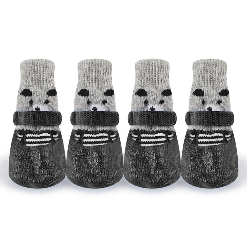 Waterproof Anti-Slip Dog & Cat Boots | Adjustable Pet Booties for Rain, Snow, and Outdoor Protection