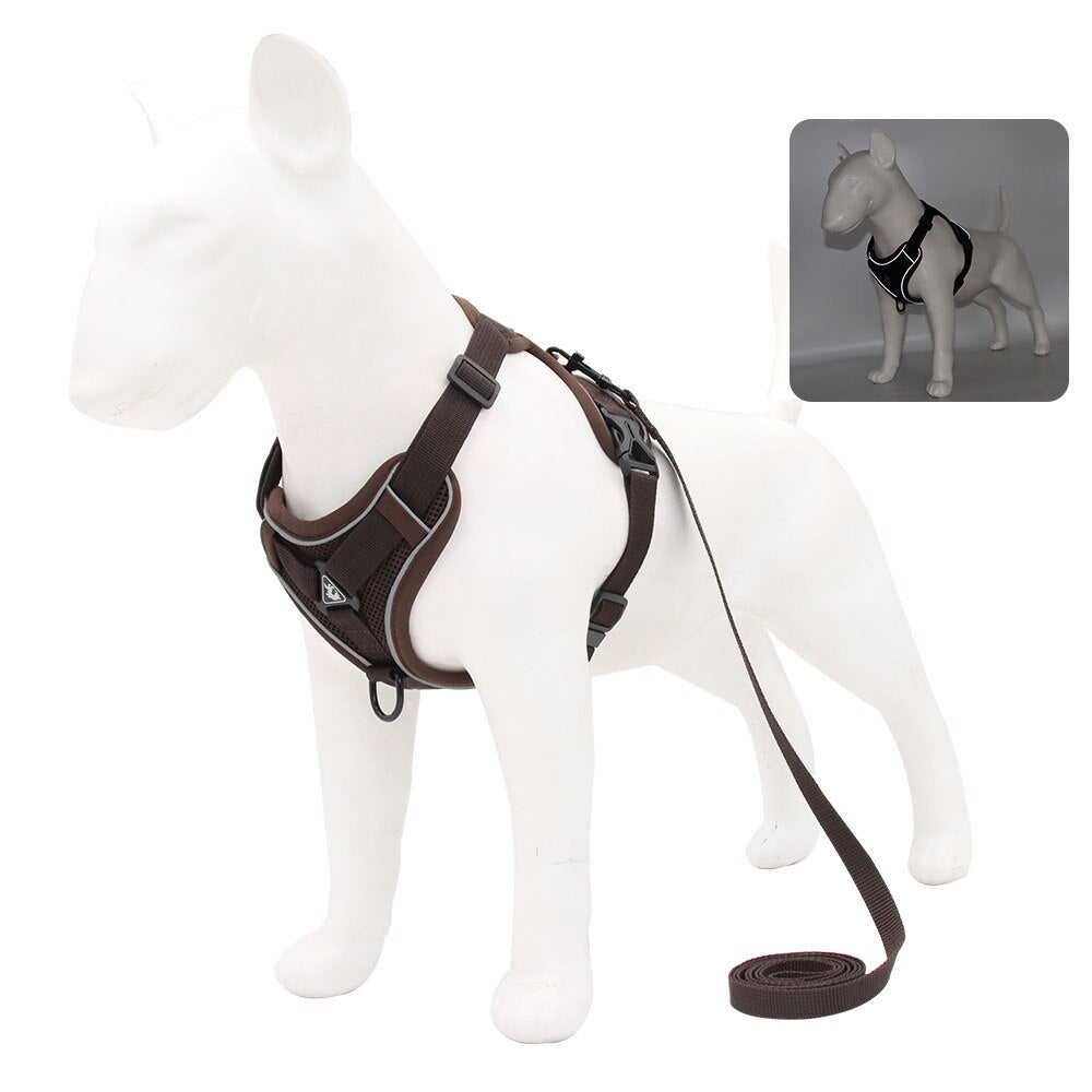Adjustable Breathable Pet Harness with Leash | Perfect for Cats, Small Dogs, and Puppies | Soft and Comfortable Fit