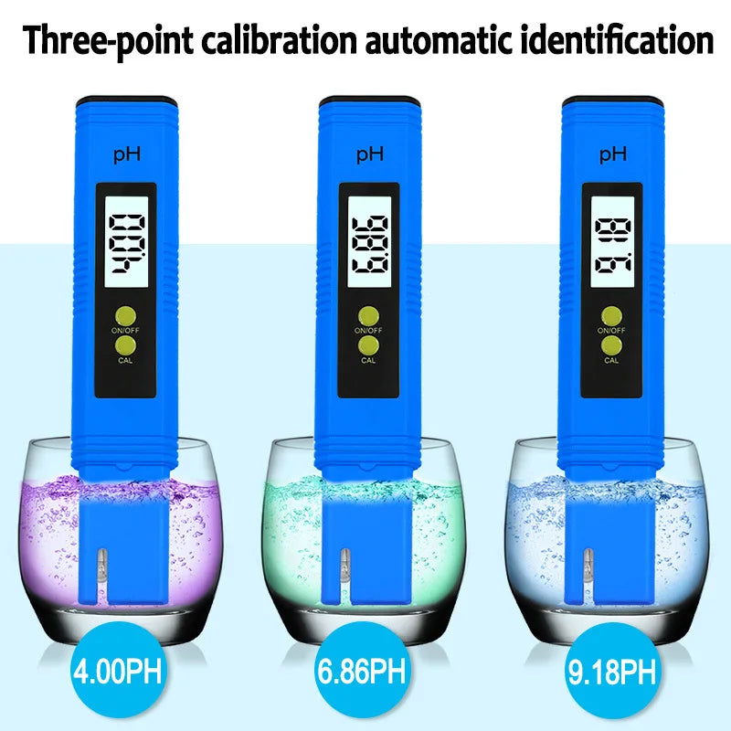 High Precision pH Meter 0.01 | Digital Water Quality Tester for Aquariums, Pools & Hydroponics