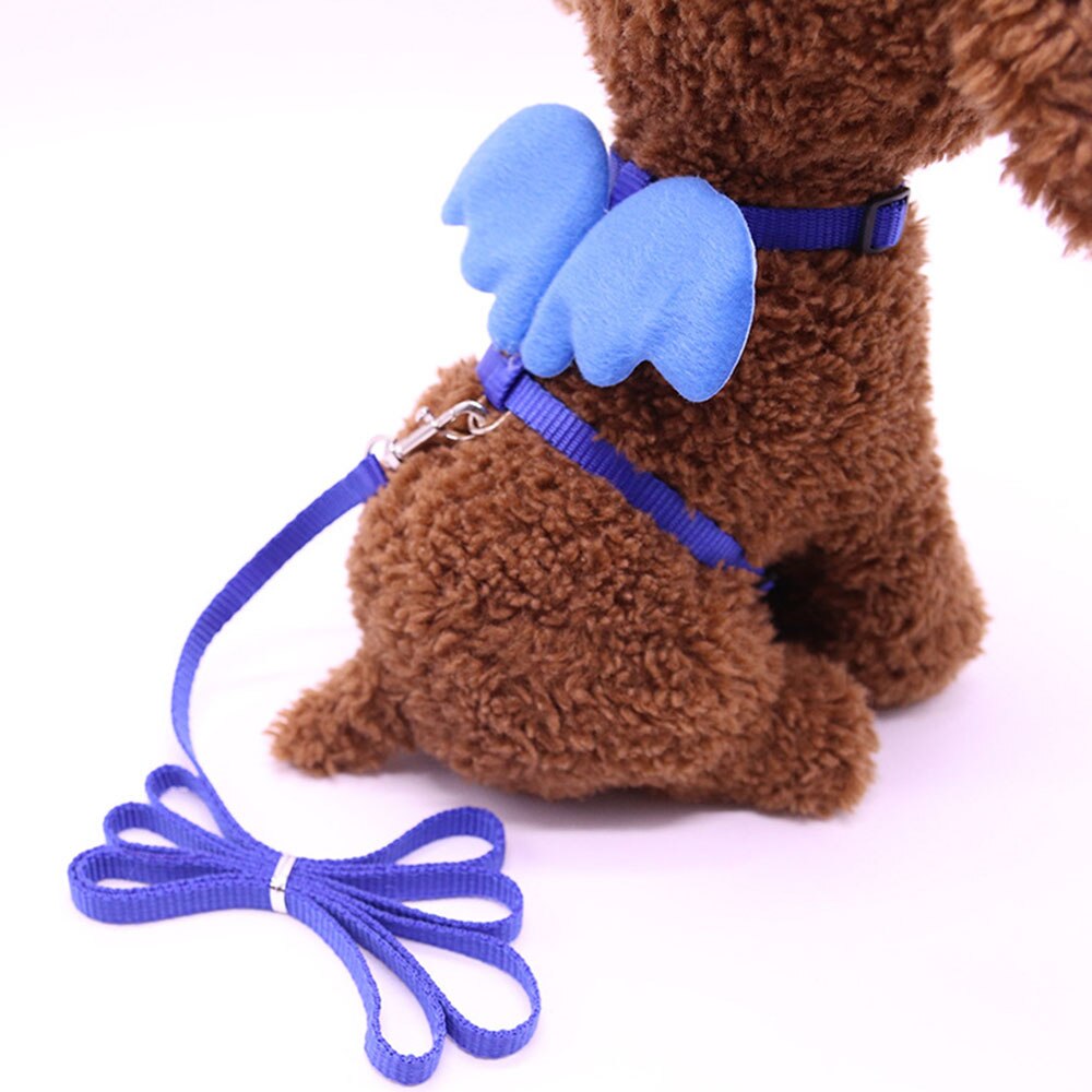 Cute Rabbit Angel Wing Harness & Leash Set | Soft Adjustable Bunny Pet Supplies for Small Animals