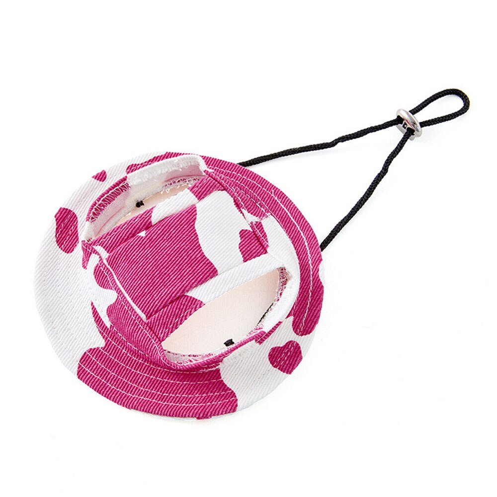 Casual Dog Hat | Stylish Summer Canvas Sun Cap with Ear Holes for Dogs | Multiple Sizes Available