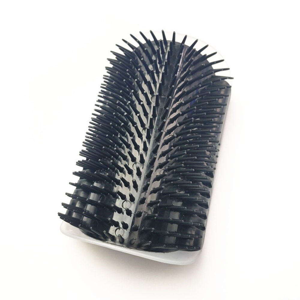 Self-Grooming Cat Brush Massage Device | Pet Hair Removal Comb, Scratch Bristles, and Corner Scratcher