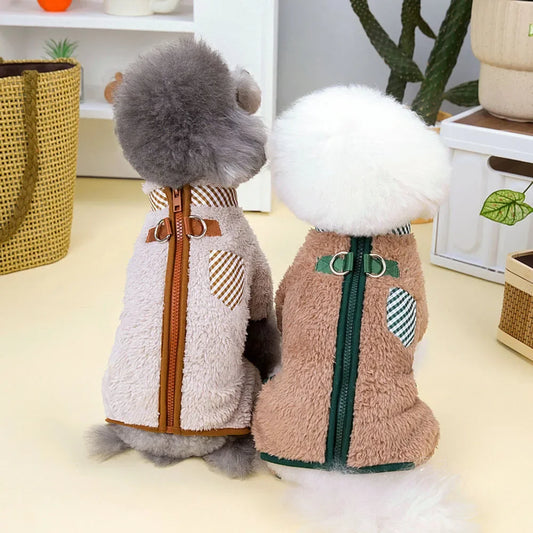 Dog Jumpsuit Coat with Double D Rings