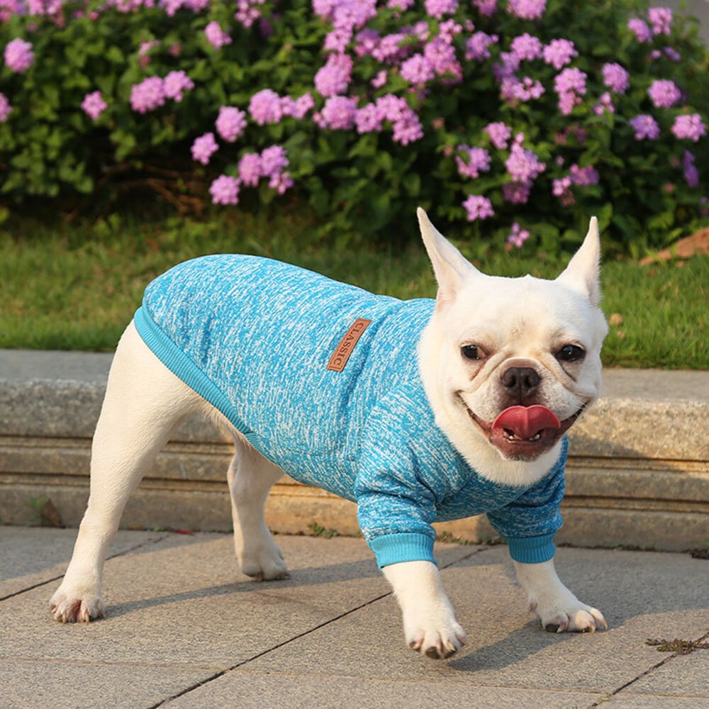 Soft Knit Dog Sweater Winter Pet Clothing | Warm Knitwear for Small Dogs & Cats, Available in Multiple Colours
