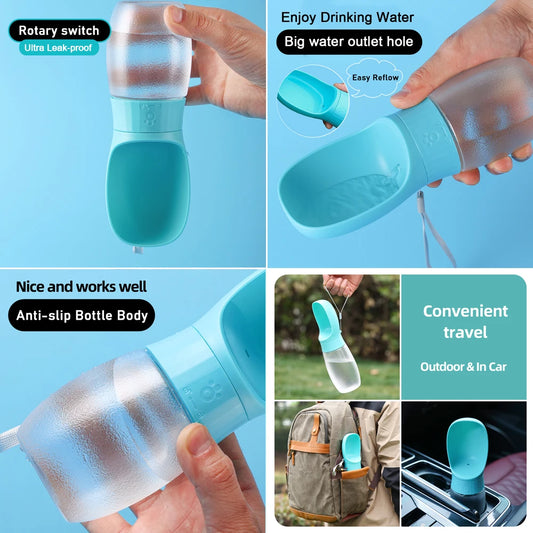 Portable Dog Water Bottle | 300ml - 500ml