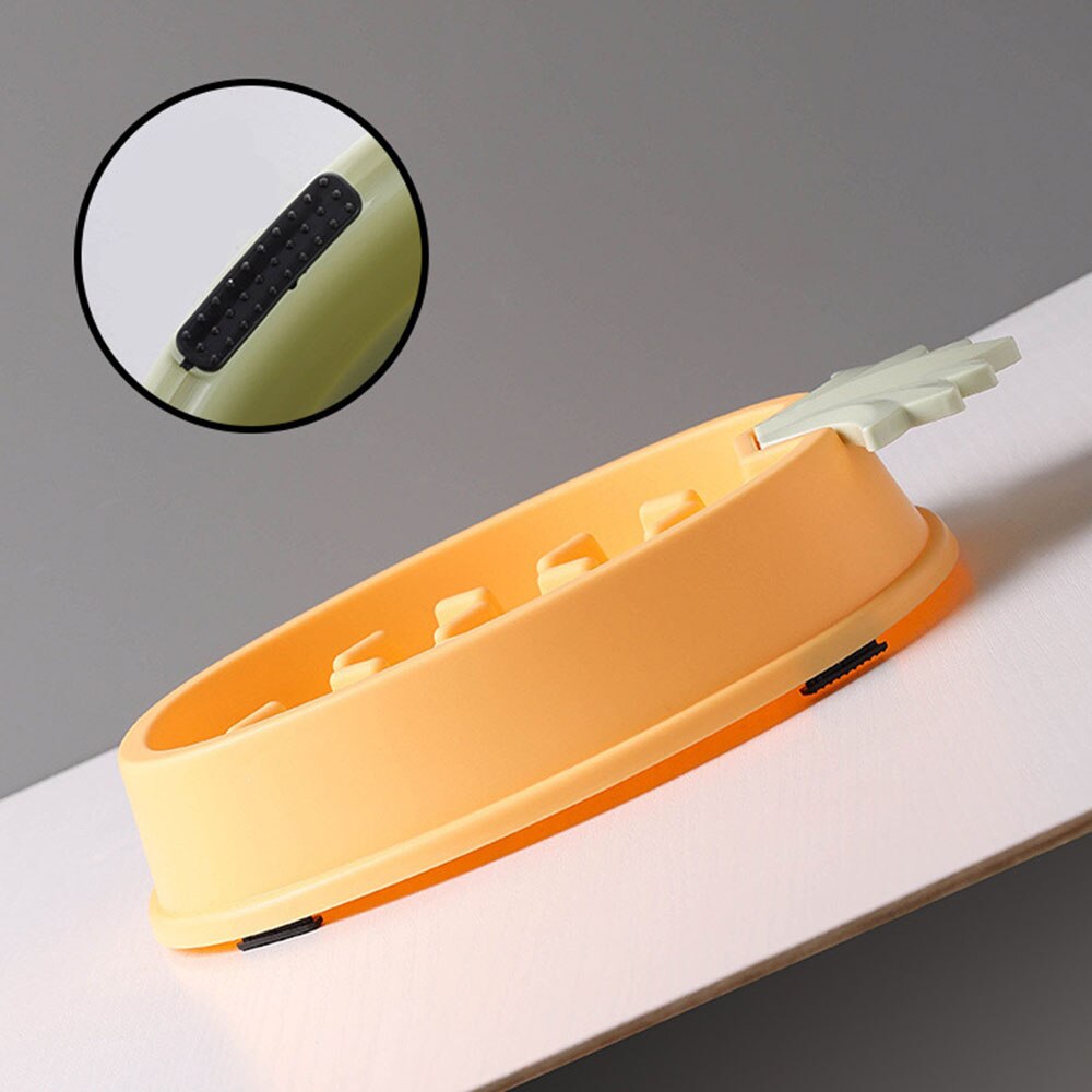 Anti-Gulping Slow Feeder Dog Bowl | Fun Fruit-Shaped Design for Small & Large Dogs