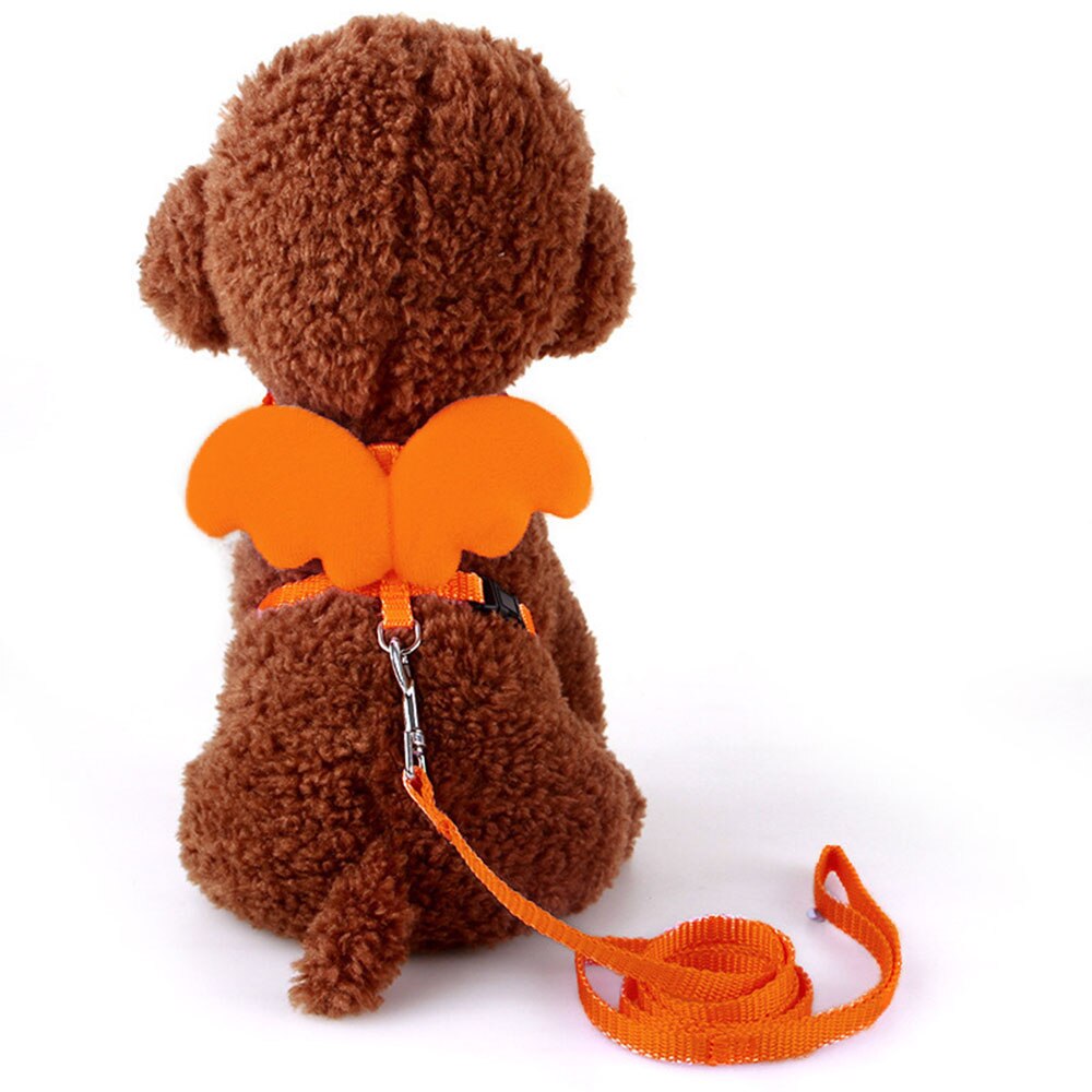 Cute Rabbit Angel Wing Harness & Leash Set | Soft Adjustable Bunny Pet Supplies for Small Animals