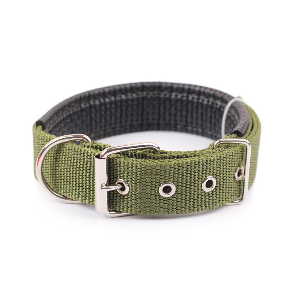 Comfortable Adjustable Nylon Dog Collar | 5 Sizes for Small to Large Dogs, Multiple Colours Available