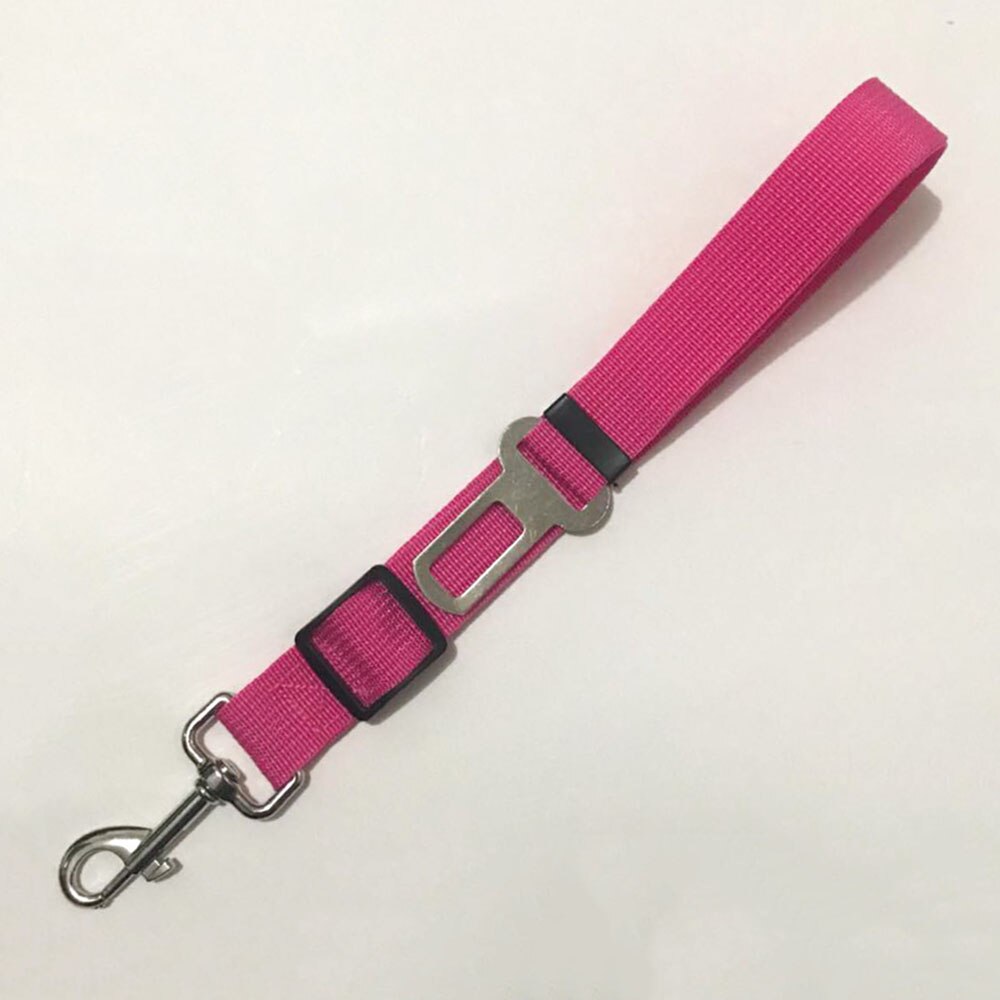 Adjustable Pet Car Seat Belt Lead | Secure Travel Clip for Dogs and Cats in Multiple Colours