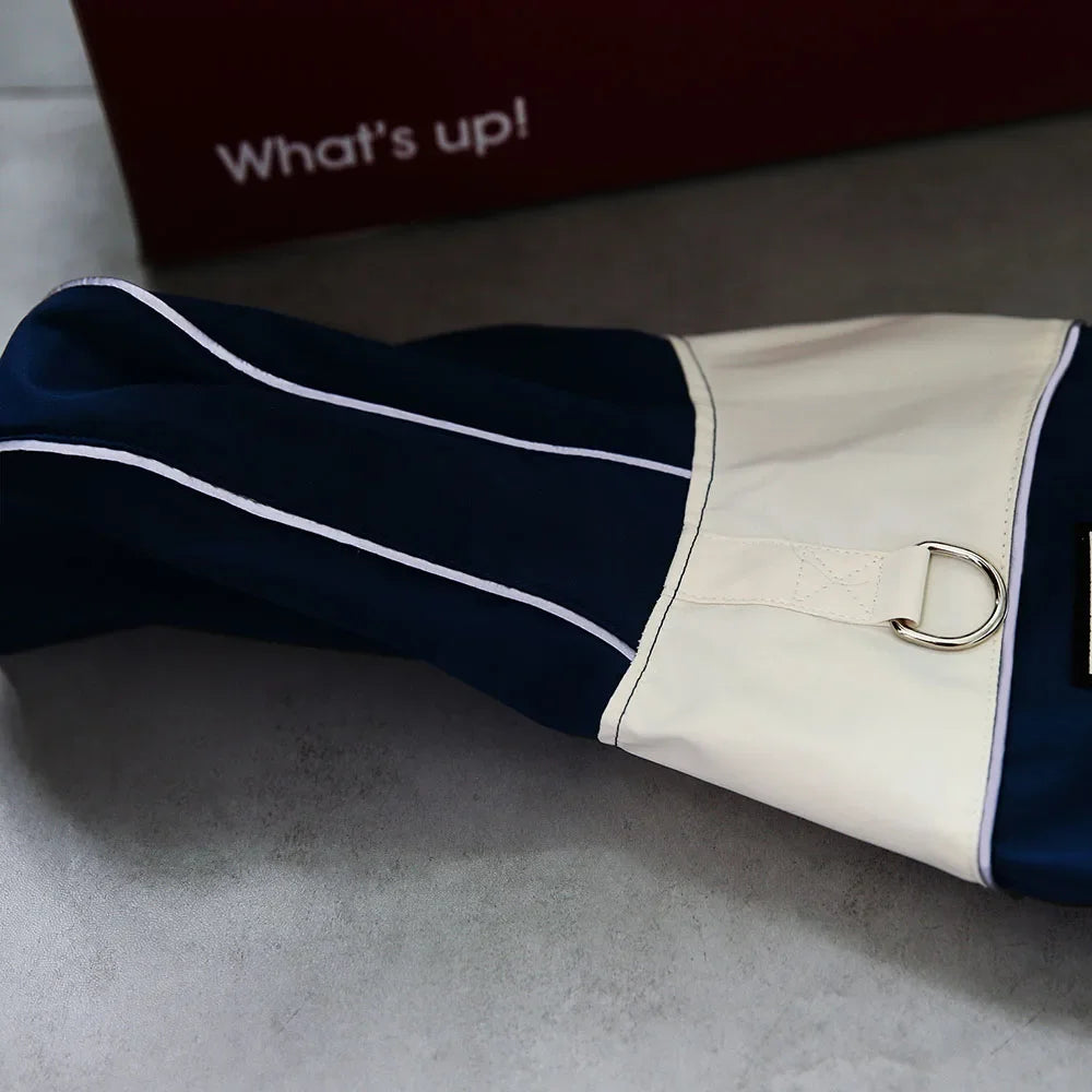 Waterproof Hooded Dog Jumpsuit Raincoat | Reflective Four-Legged Pet Coat, Available in Multiple Colours for Small Dogs