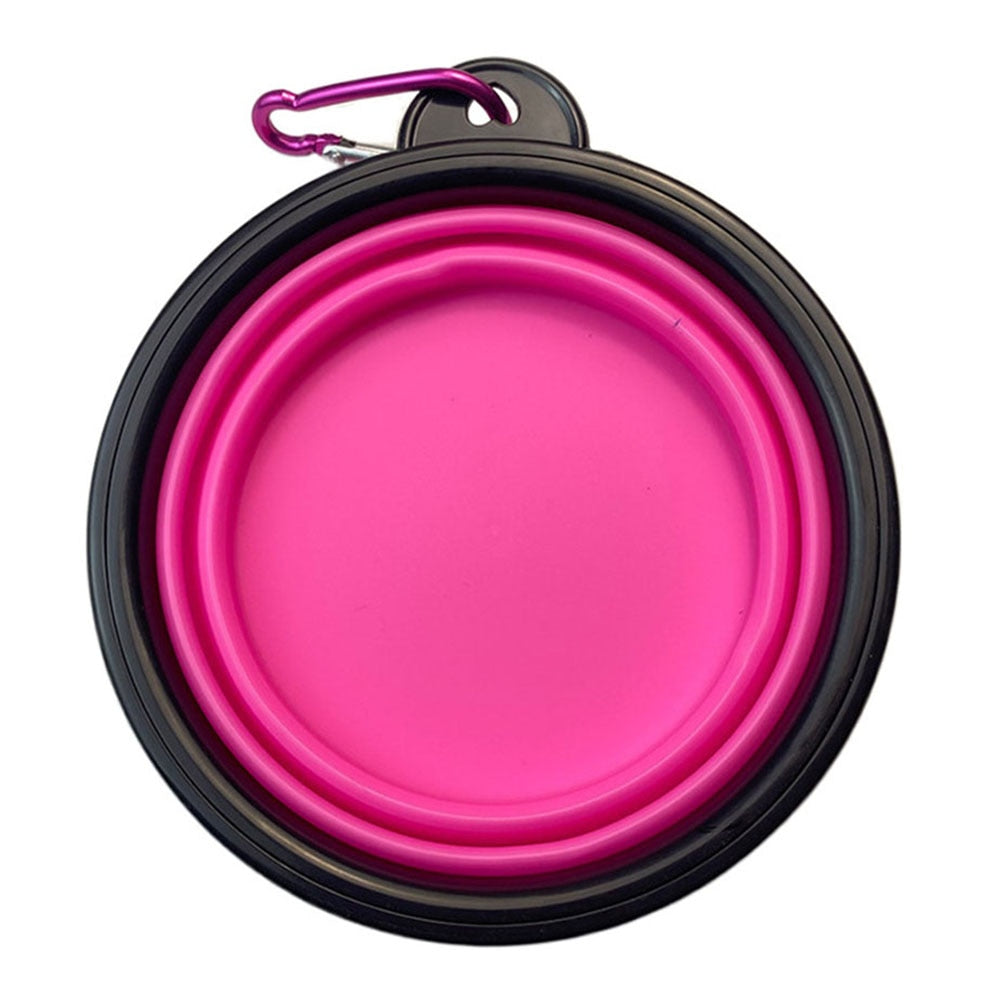 Collapsible Silicone Dog Bowls | Portable Travel Feeding Dish, 350/1000ml for Dogs & Cats