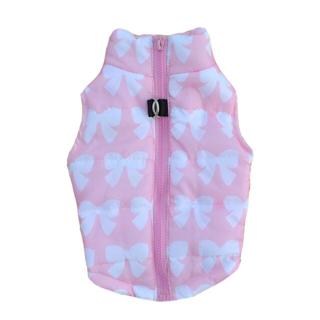 Winter Warm Dog Clothes | Windproof Puppy Pet Clothing Cotton Vest Coat for Small Dogs