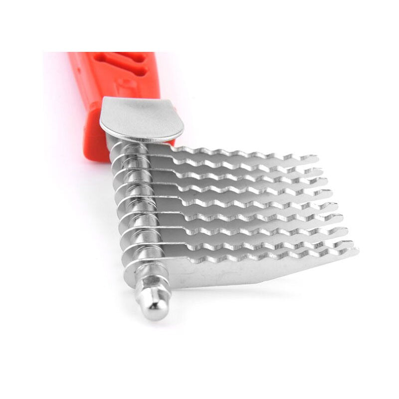 Stainless Steel Dog Comb Pet Grooming Tool | Removes Dead, Matted, and Knotted Hair with Ease for Dogs and Cats