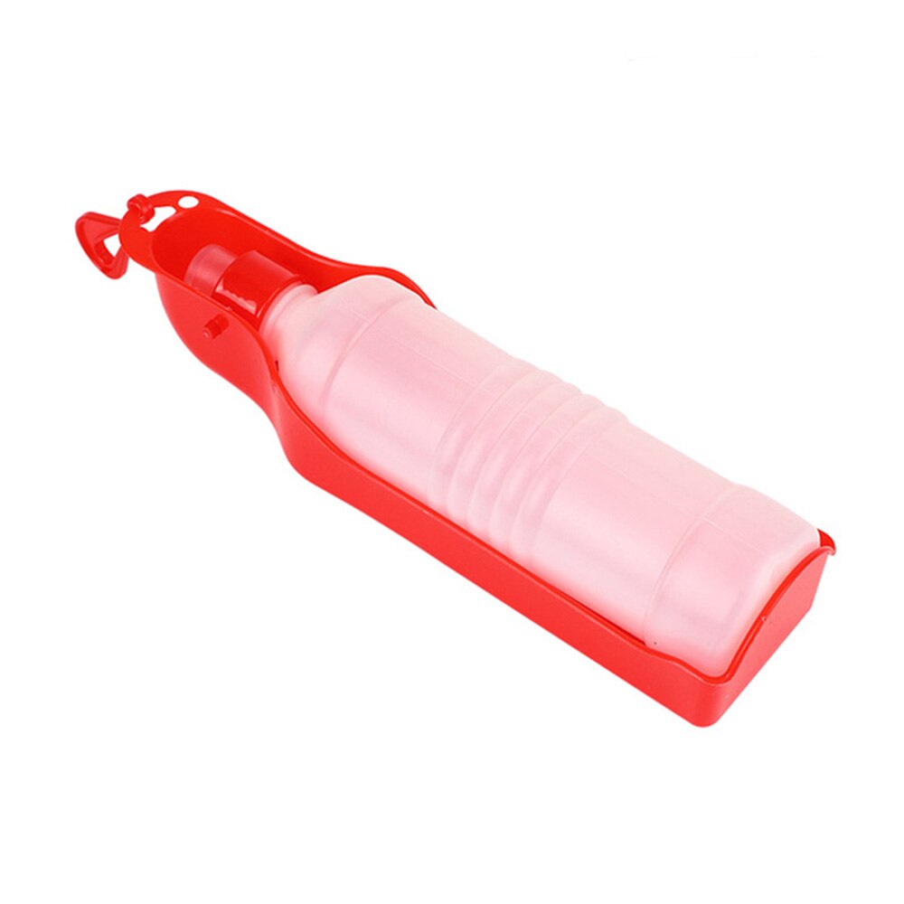 Portable Dog Water Bottle for Outdoor Travel | Rotatable Clamshell Dispenser with 250ml & 500ml Sizes