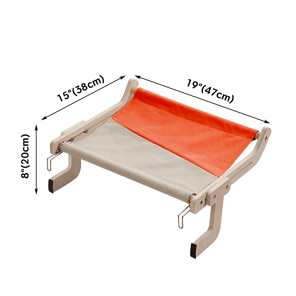 Pet Cat Hammock Bed | Removable Window Sill Cat Lounger | Cozy Winter Basket Cushion for Kittens