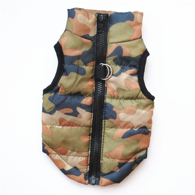 Winter Warm Dog Clothes | Windproof Puppy Pet Clothing Cotton Vest Coat for Small Dogs