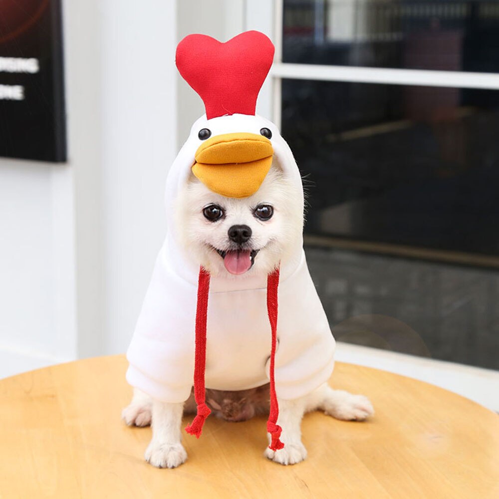 Warm Fleece Fruit Dog Hoodies | Adorable Pet Costume for Small Dogs and Cats, Soft and Cozy for Cold Weather