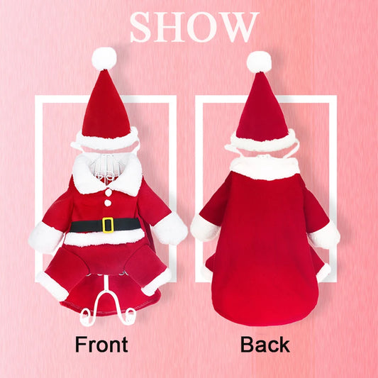 Dog Santa Claus Outfit | XS - XL Available