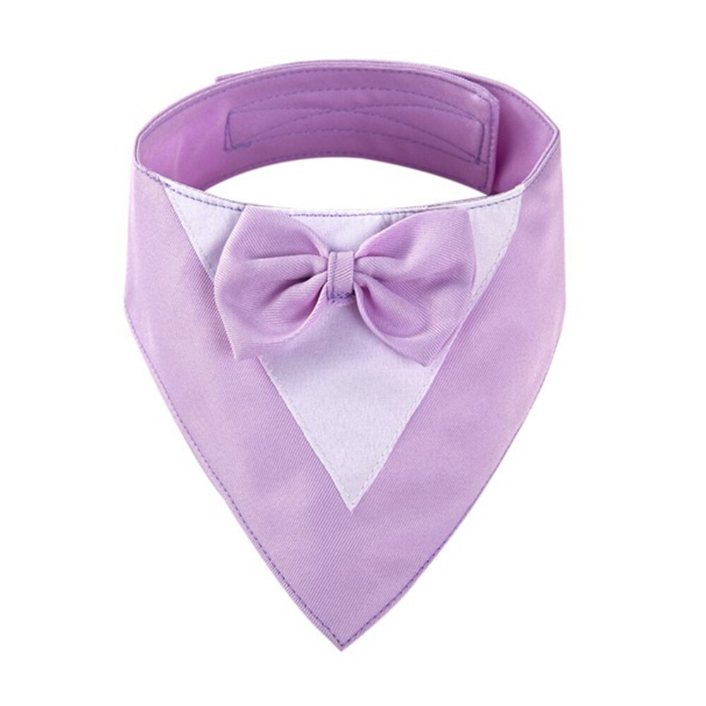 Pet Bow Tie Tuxedo Dog Bandana | Adjustable Formal Collar for Wedding, Party, and Dress-Up Events