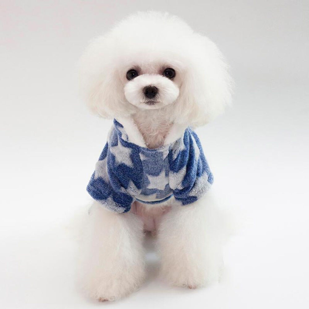Soft Flannel Dog Pajamas | Warm Winter Onesie for Small Dogs & Cats
