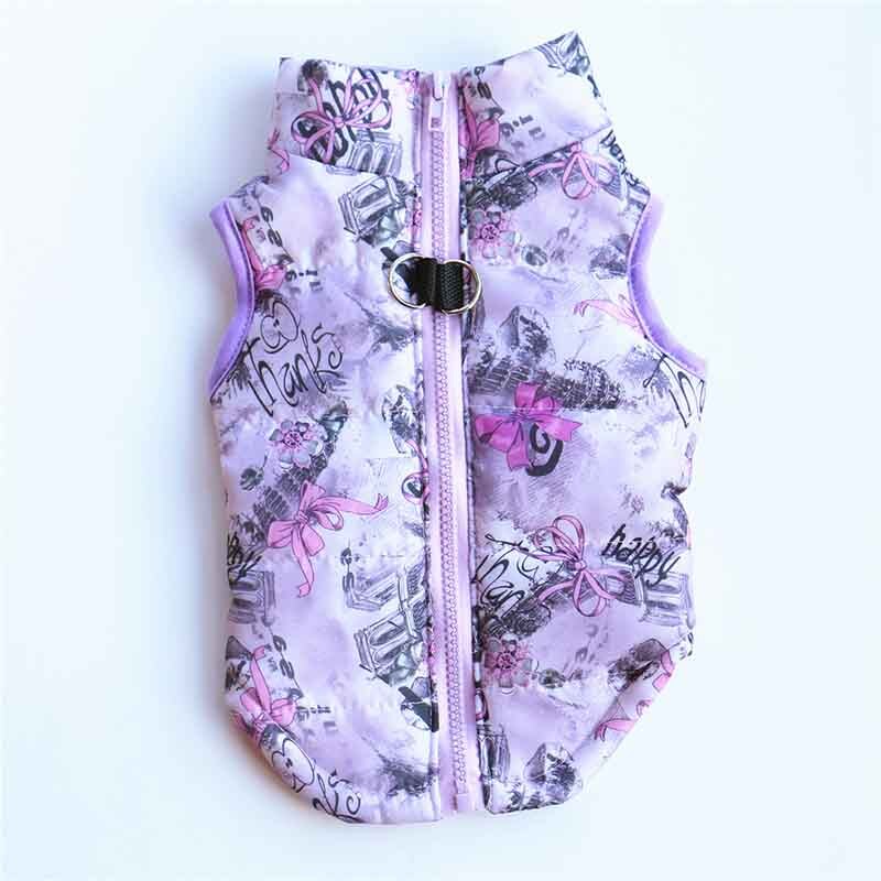 Winter Warm Dog Clothes | Windproof Puppy Pet Clothing Cotton Vest Coat for Small Dogs