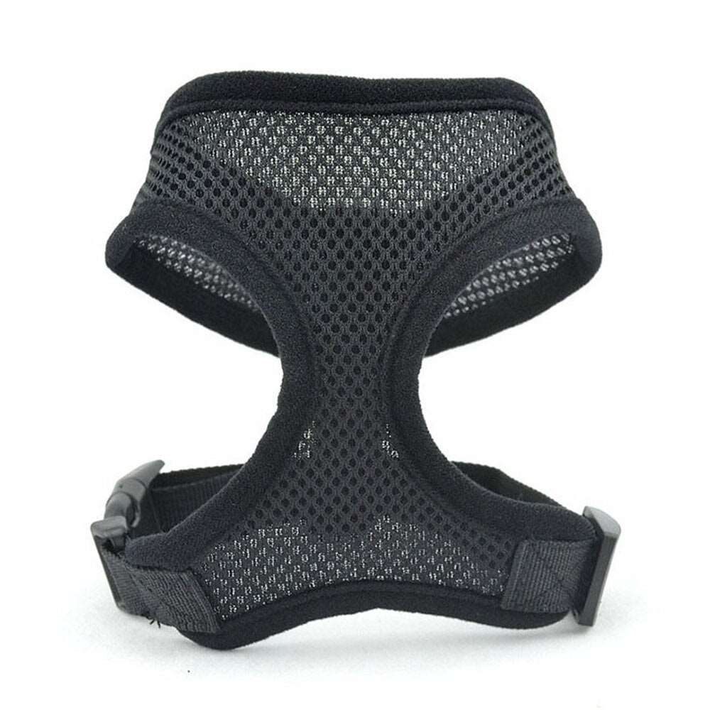 Breathable Nylon Dog Harness | Adjustable Vest for Small, Medium & Large Pets | Comfortable Mesh Walk-Out Collar with Chest Strap Leash