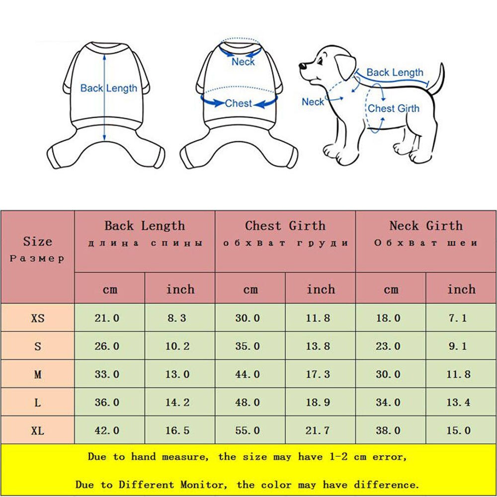 Winter Warm Dog Clothes | Windproof Puppy Pet Clothing Cotton Vest Coat for Small Dogs
