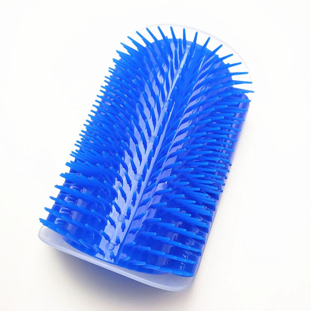 Self-Grooming Cat Brush Massage Device | Pet Hair Removal Comb, Scratch Bristles, and Corner Scratcher