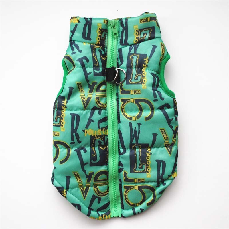 Winter Warm Dog Clothes | Windproof Puppy Pet Clothing Cotton Vest Coat for Small Dogs
