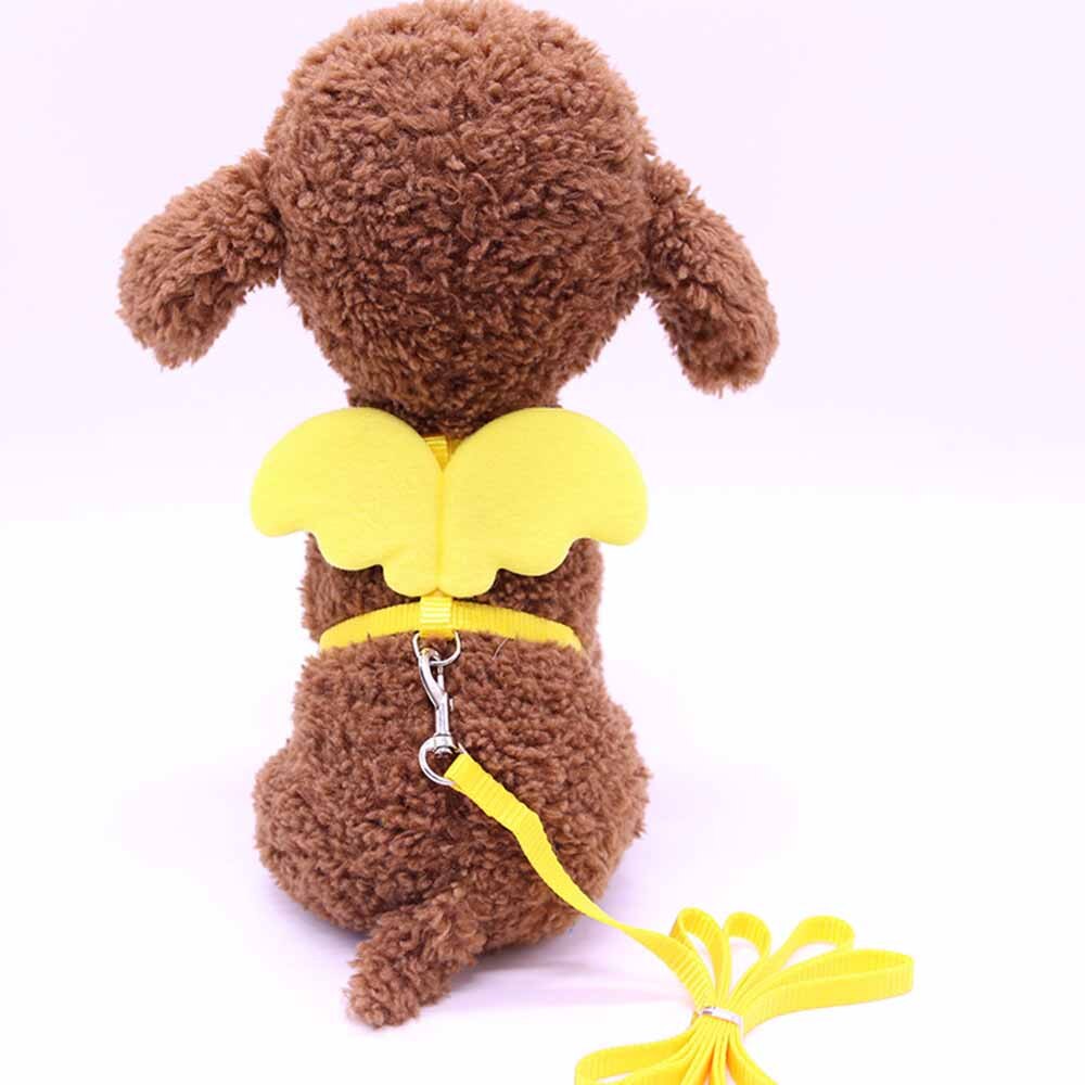 Cute Rabbit Angel Wing Harness & Leash Set | Soft Adjustable Bunny Pet Supplies for Small Animals