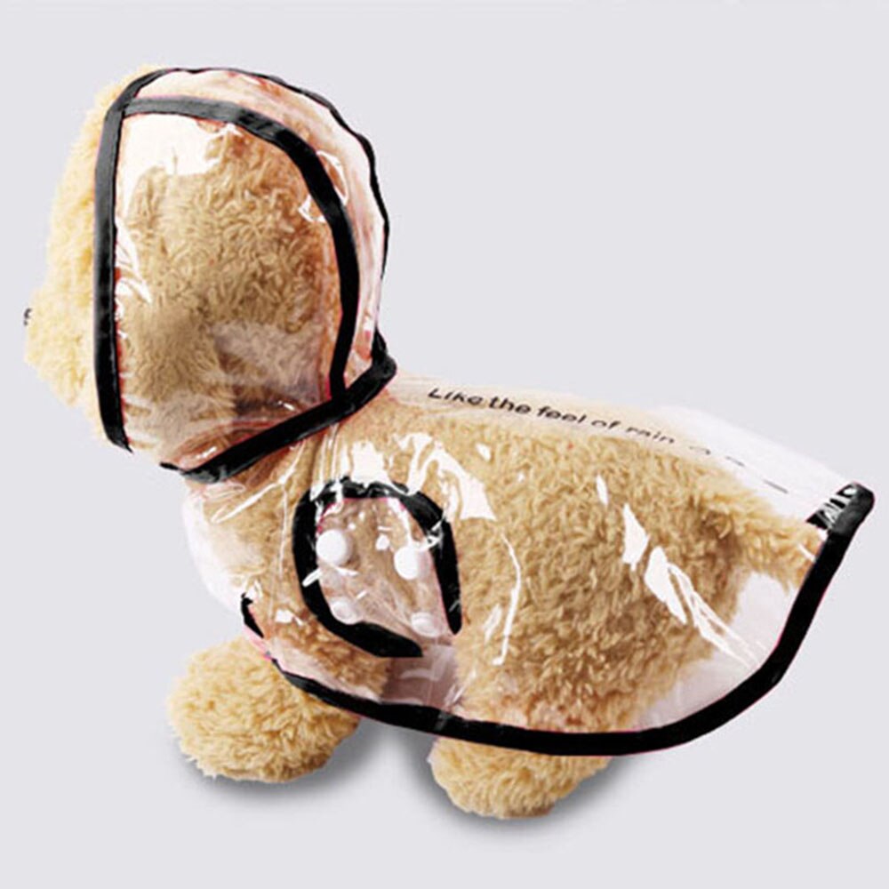 Waterproof Dog Raincoat | Transparent & Lightweight Rain Protection for Small to Medium Dogs