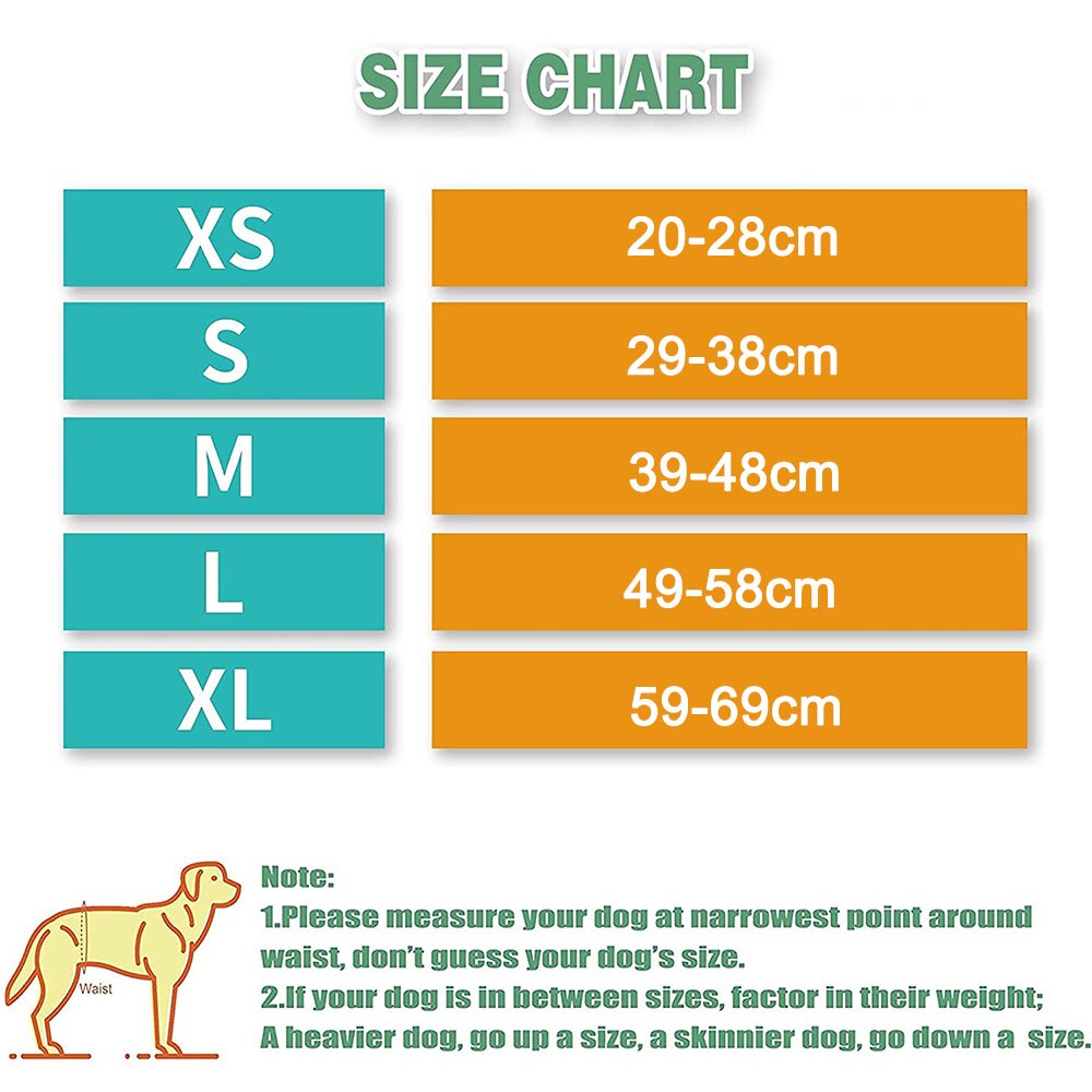 Male Dog Belly Bands | High Absorbing Washable Pet Diapers for Male Dogs | Reusable & Comfortable Wrap