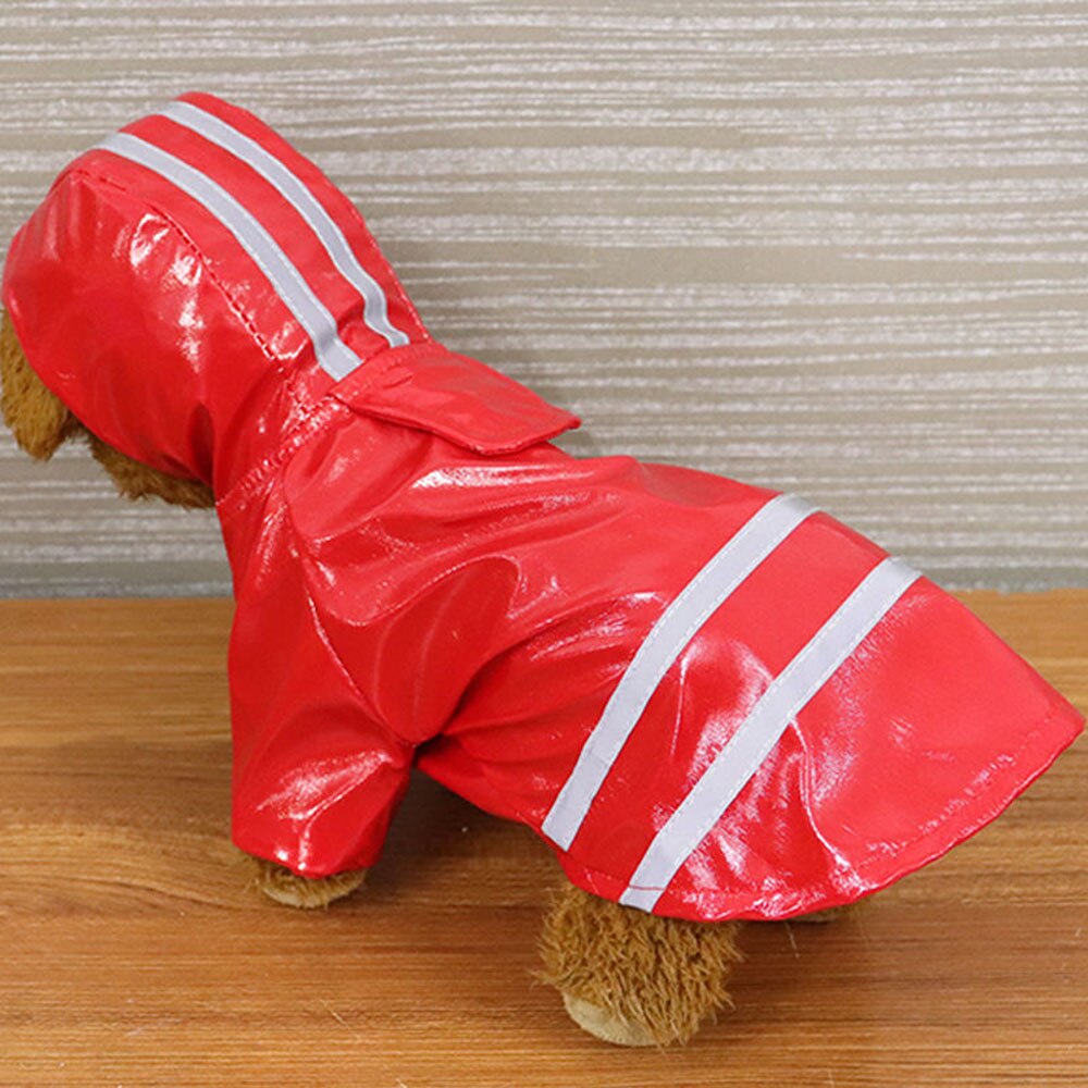 Waterproof Reflective Dog Raincoat | Outdoor Rain Jacket for Small Dogs and Cats in Multiple Colours