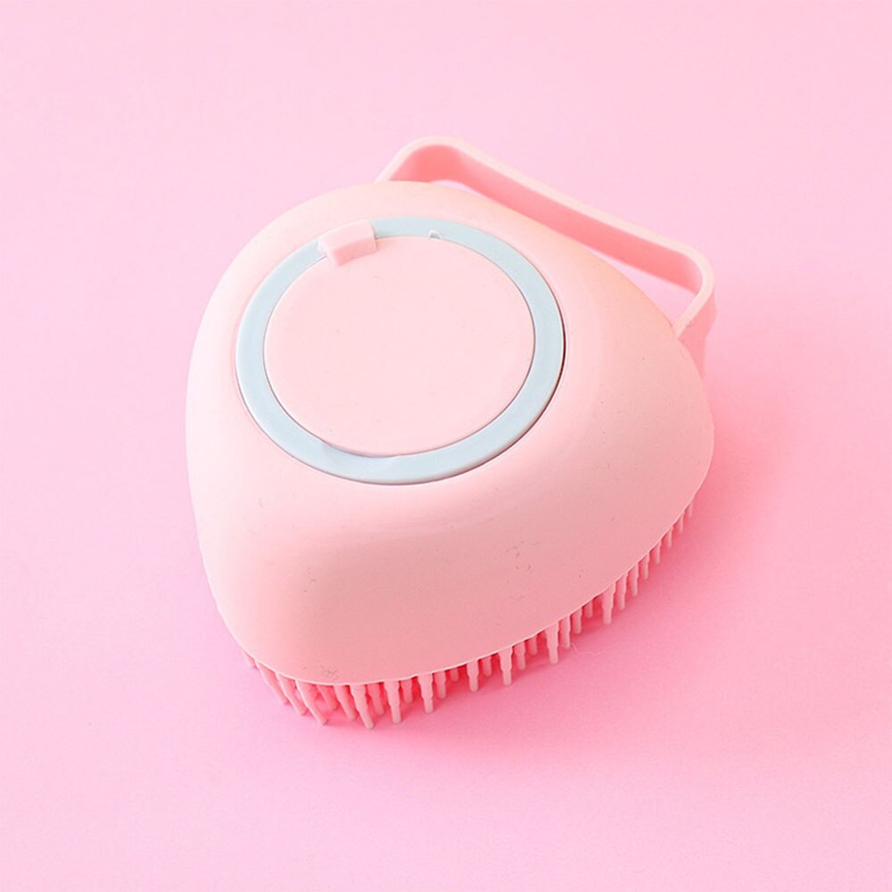 Super Soft Silicone Pet Bath Brush | Multipurpose Shampoo Massager for Grooming, Shedding, and Bathing