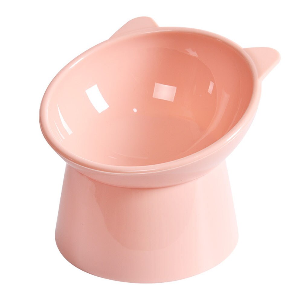 45-Degree Raised Pet Bowl | Anti-Overturning High Foot Feeder for Cats & Small Dogs
