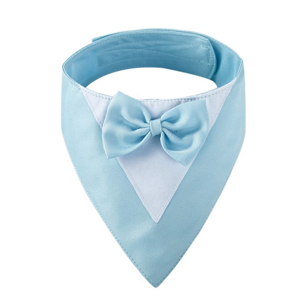 Pet Bow Tie Tuxedo Dog Bandana | Adjustable Formal Collar for Wedding, Party, and Dress-Up Events