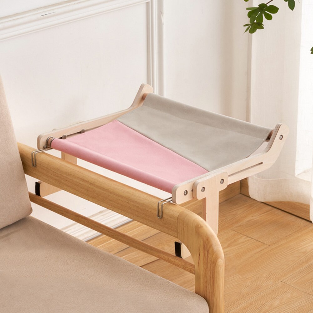 Pet Cat Hammock Bed | Removable Window Sill Cat Lounger | Cozy Winter Basket Cushion for Kittens