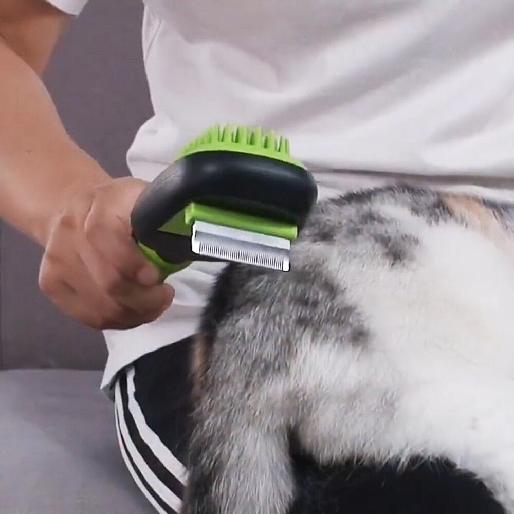 5-in-1 Pet Grooming Set | Multi-Functional Brush & Comb for Dogs & Cats | Hair Removal, Detangling, Massage & Daily Grooming