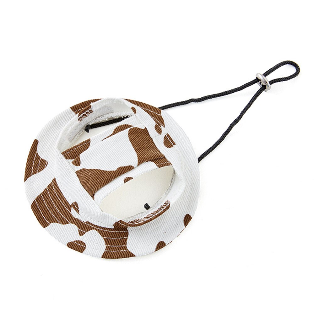 Casual Dog Hat | Stylish Summer Canvas Sun Cap with Ear Holes for Dogs | Multiple Sizes Available