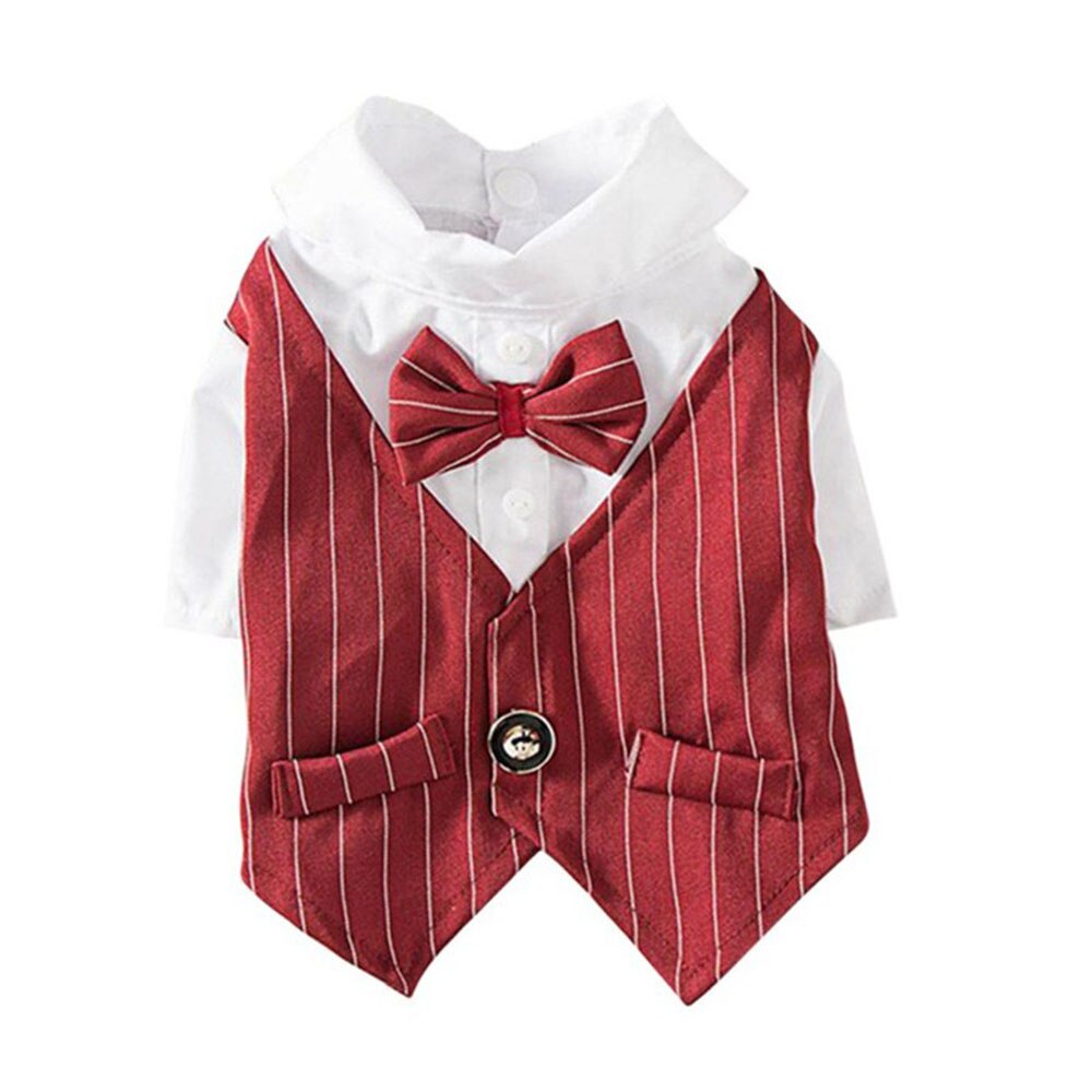 Formal Dog Tuxedo Suit with Bow Tie | Perfect for Weddings, Parties & Special Occasions
