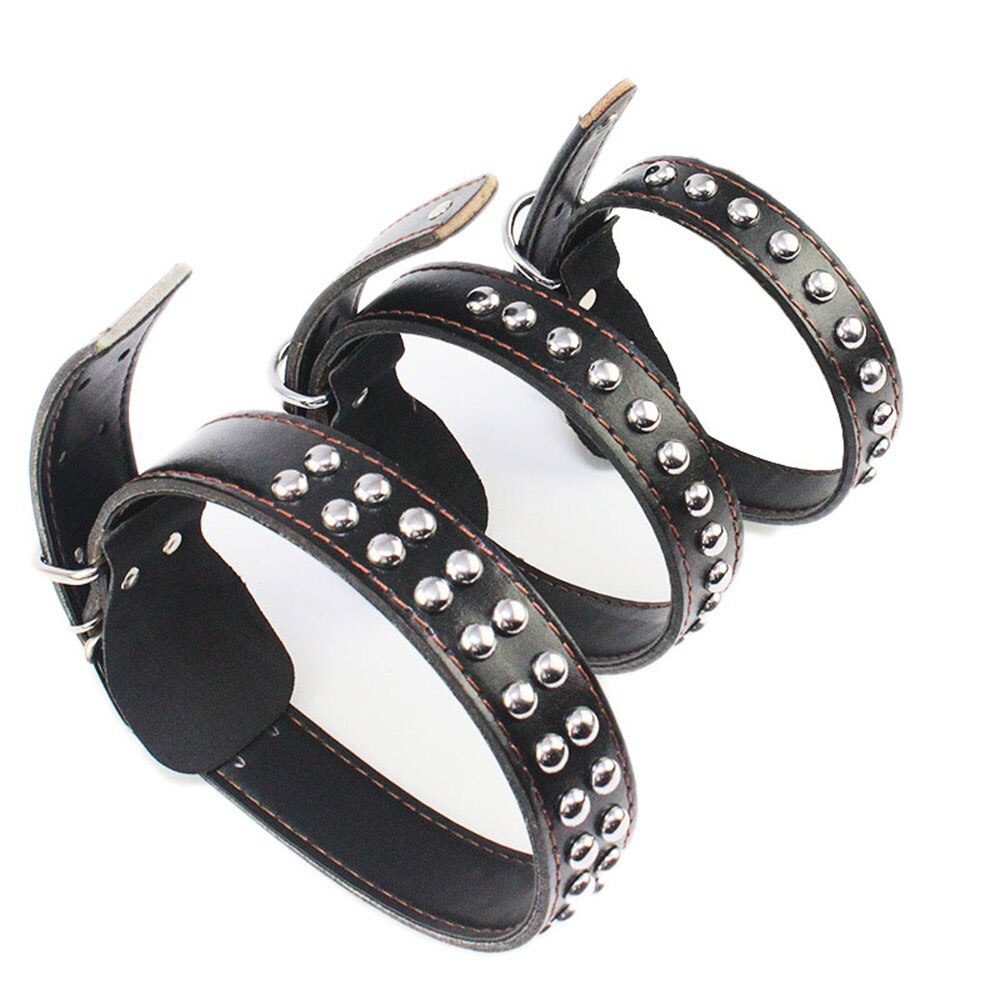 Studded Adjustable PU Leather Dog Collar | Durable, Stylish, and Suitable for Medium to Large Dogs