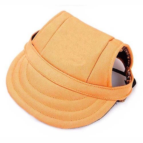 Adjustable Sporty Dog Baseball Cap | Fun Outdoor Headwear with Ear Holes for Pets in Vibrant Colours