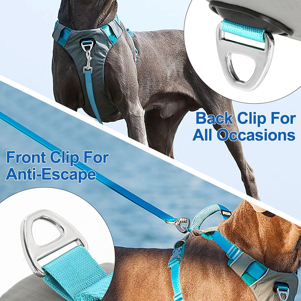 Comfortable Large Dog Harness | Breathable Mesh Vest with Handle | Adjustable & Durable for Medium to Large Dogs