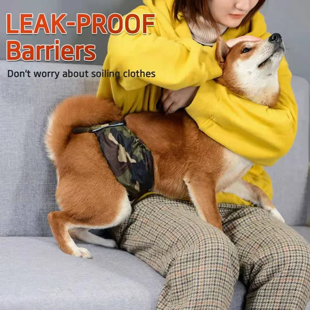 Male Dog Belly Bands | Washable Reusable Dog Diapers with High Absorbency for Male Dogs