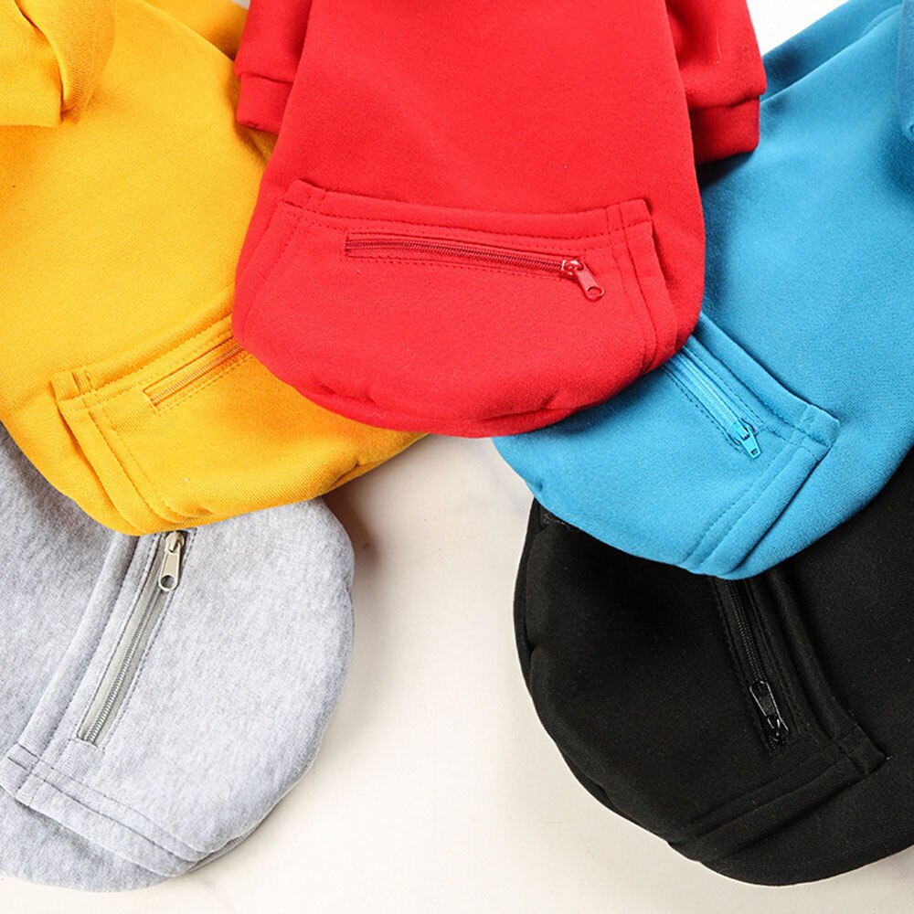 Warm Winter Dog Hoodie | Soft Fleece Coat with Snacks Pocket for Large Breeds