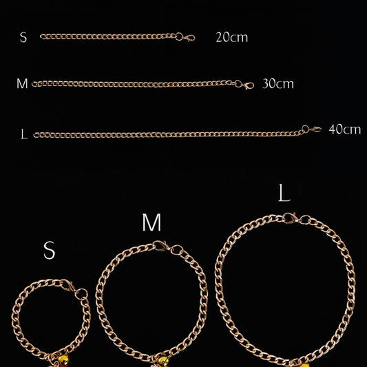 Elegant Crystal Pet Necklace | Multiple Colours